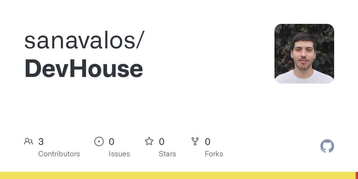 DevHouse github preview.
