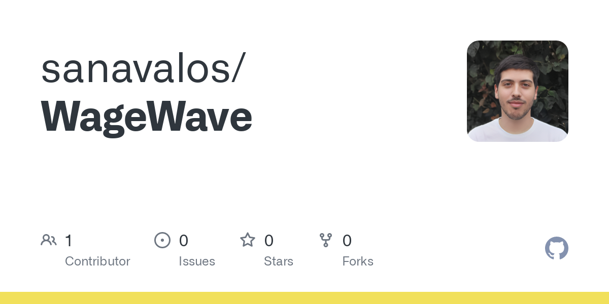 Wagewave github preview.